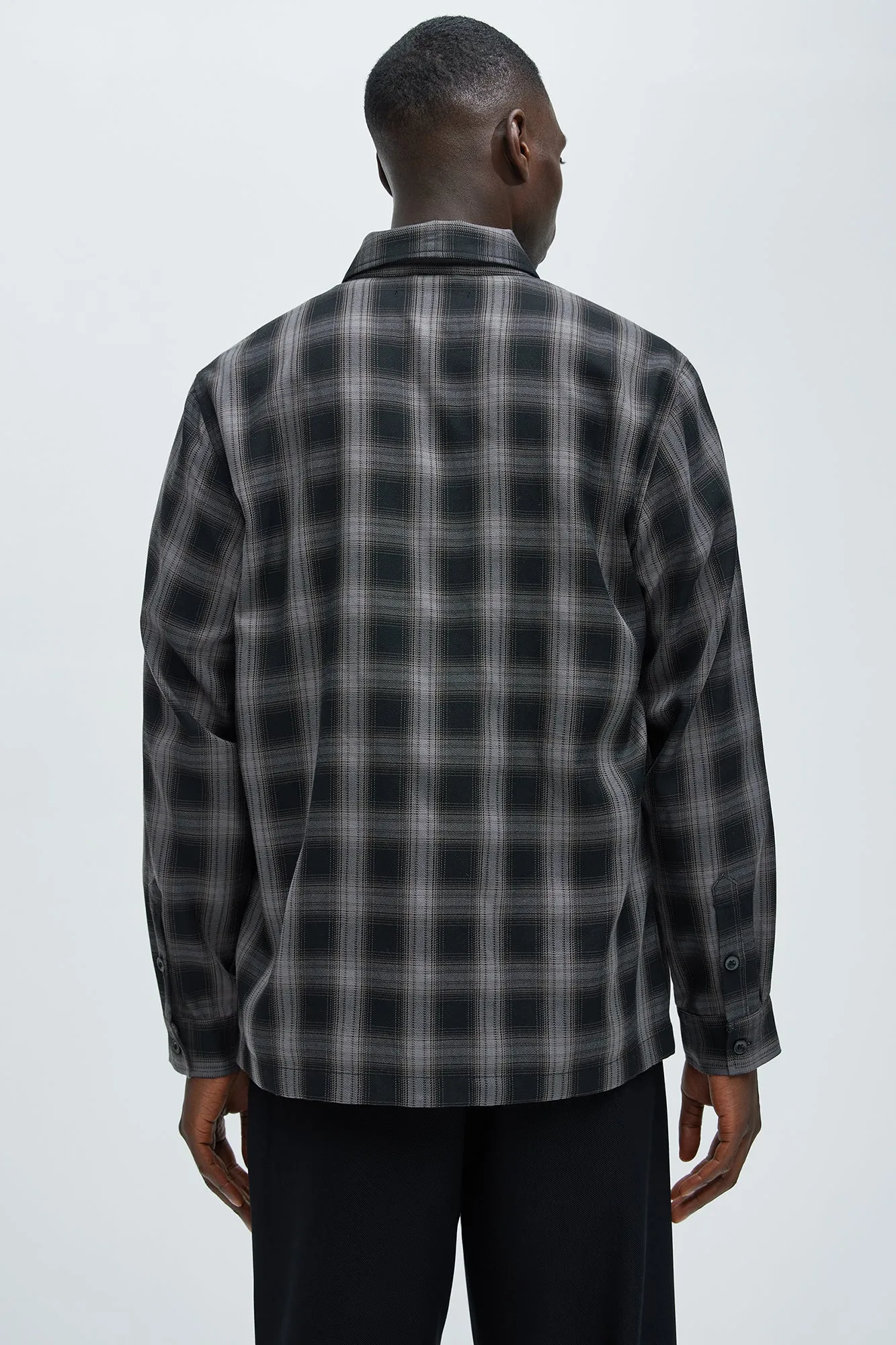 Boyle Plaid Shirt - Black/combo sold by Fashion Nova product image thumbnail 4