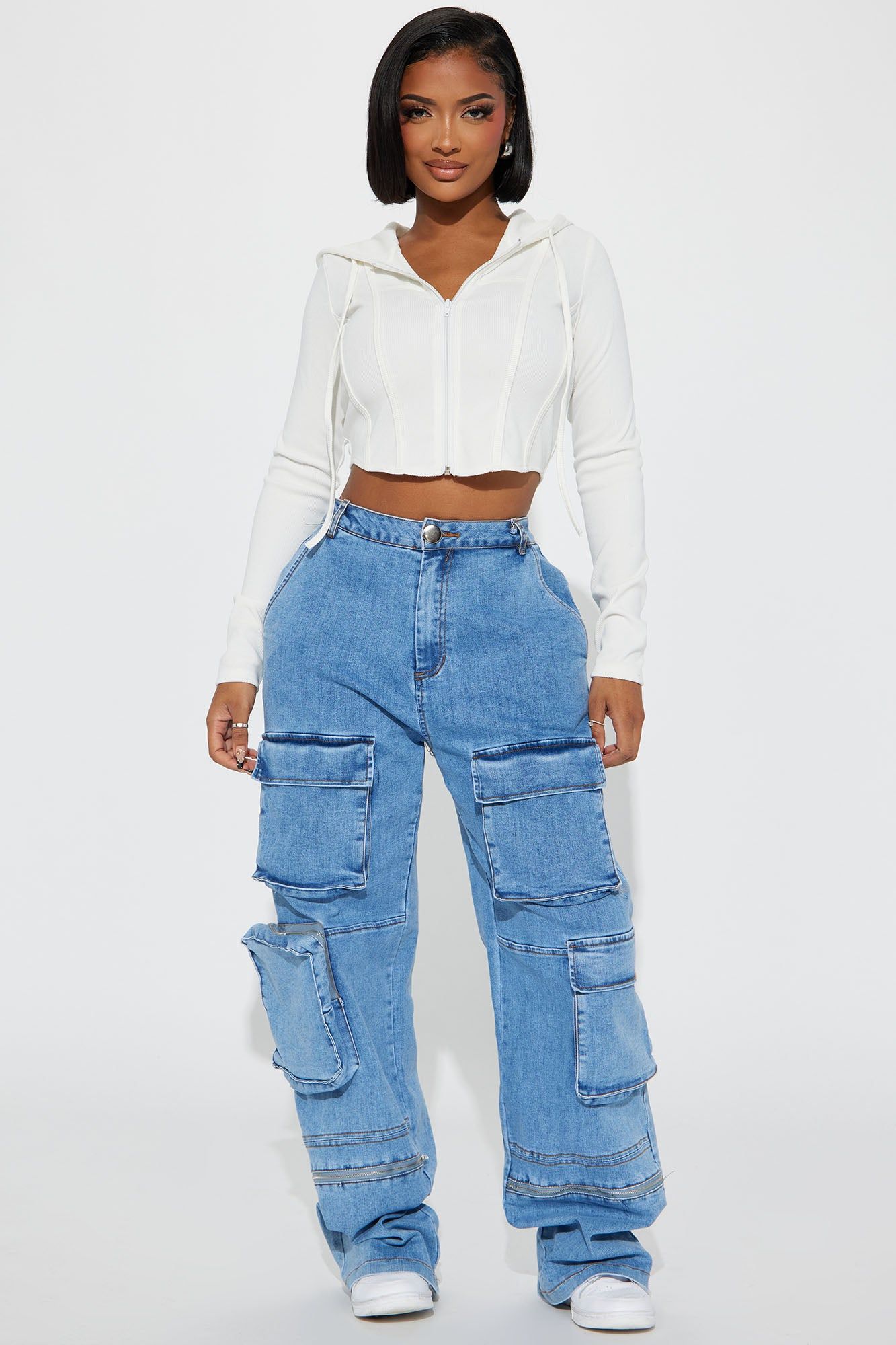 At Your Best Lounge Hoodie - White sold by Fashion Nova product image thumbnail 2