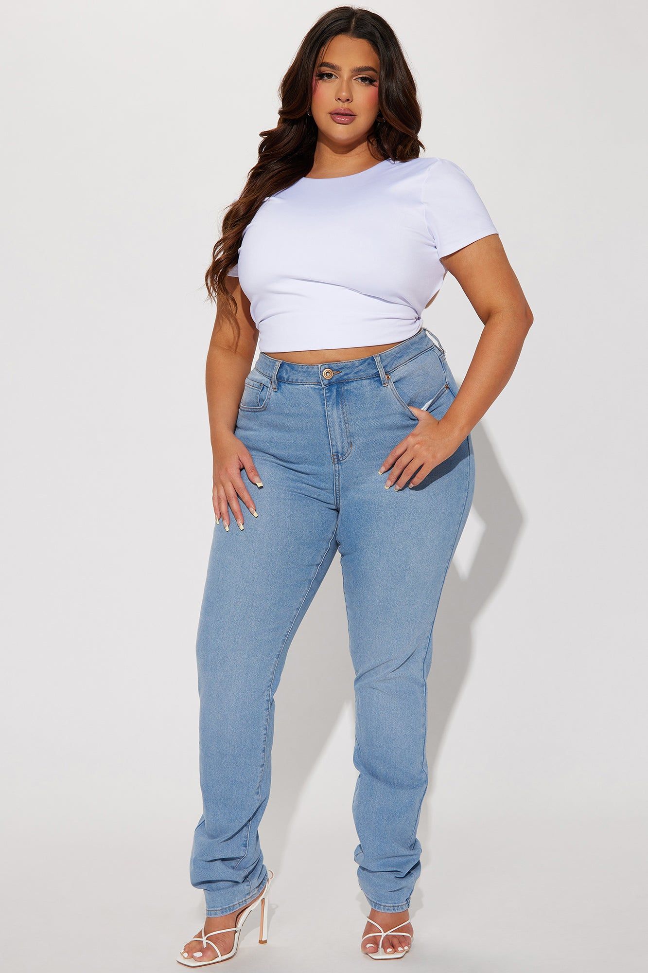 In My Bag Skinny Jeans - Light Wash sold by Fashion Nova product image thumbnail 4