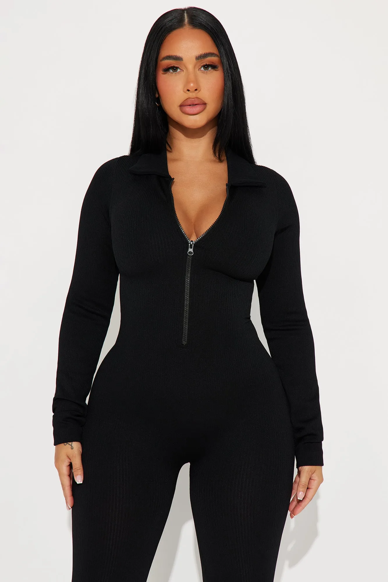 Emaline Seamless Jumpsuit - Black sold by Fashion Nova product image thumbnail 2
