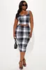 First Class Skirt Set - Black/White sold by Fashion Nova