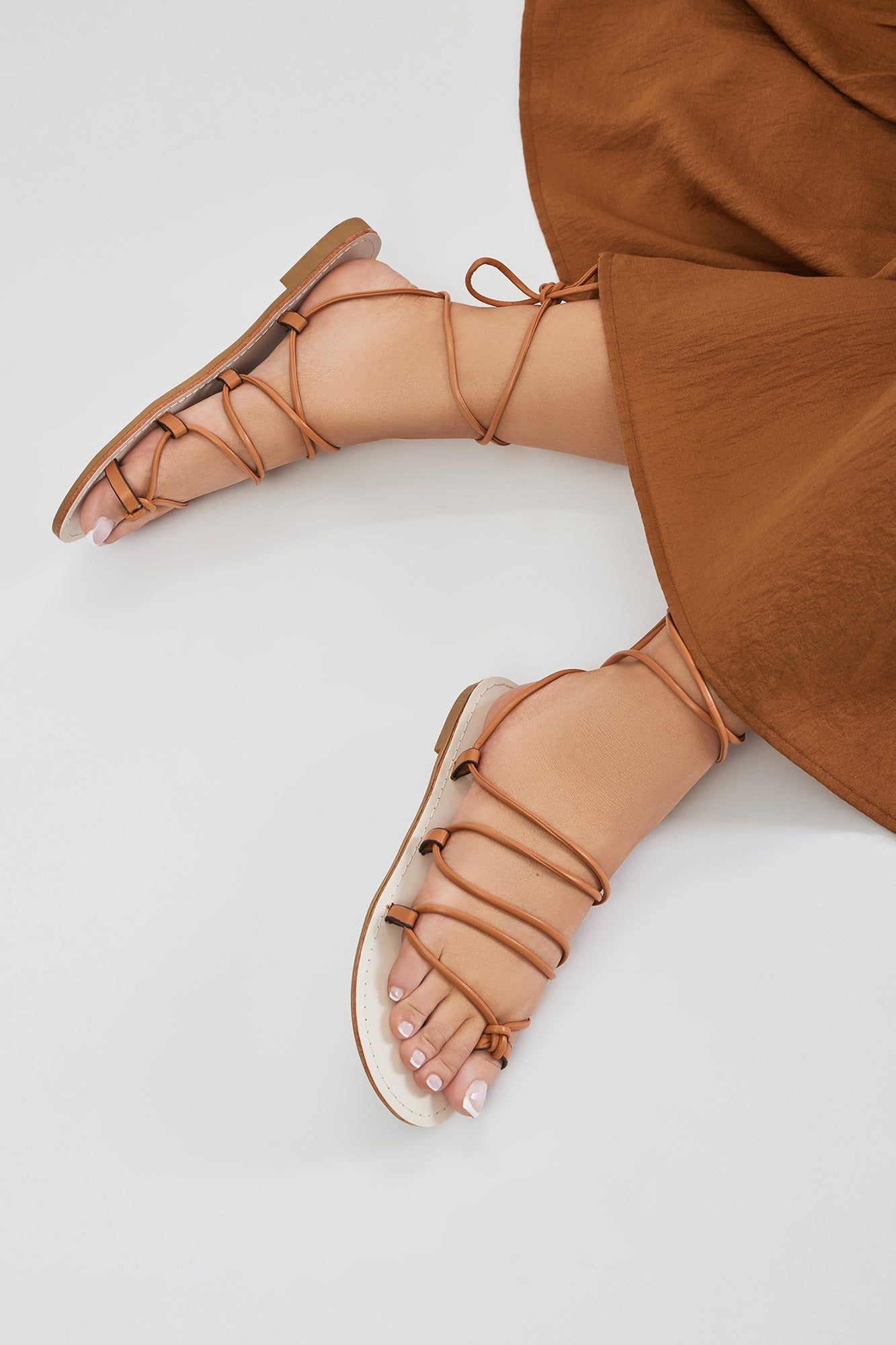 Needed This Flat Sandals - Tan sold by Fashion Nova product image thumbnail 4