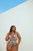 Alexandria Metallic 1 Piece Swimsuit - Silver sold by Fashion Nova