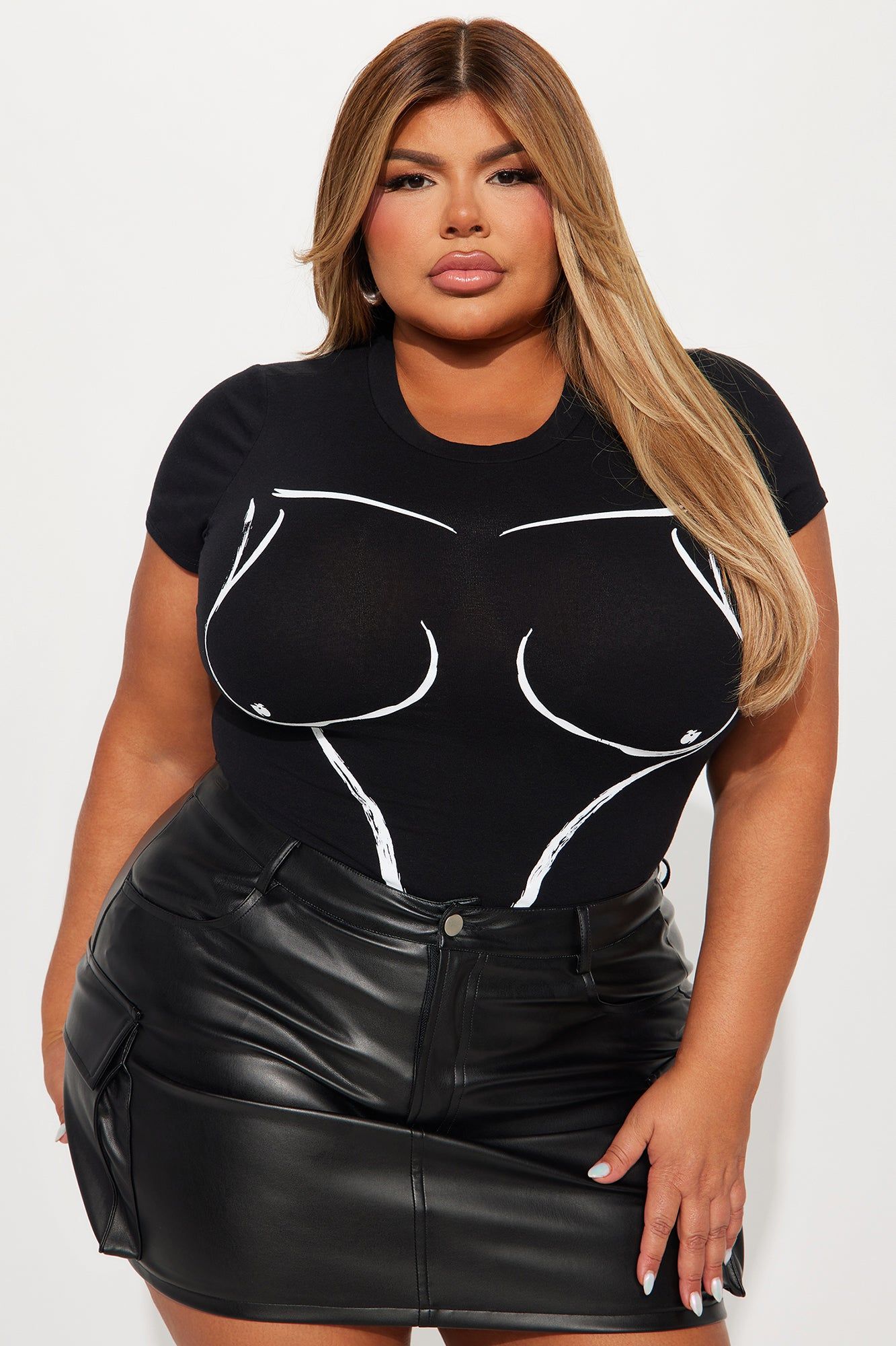 Too Much For You Bodysuit - Black sold by Fashion Nova product image thumbnail 7