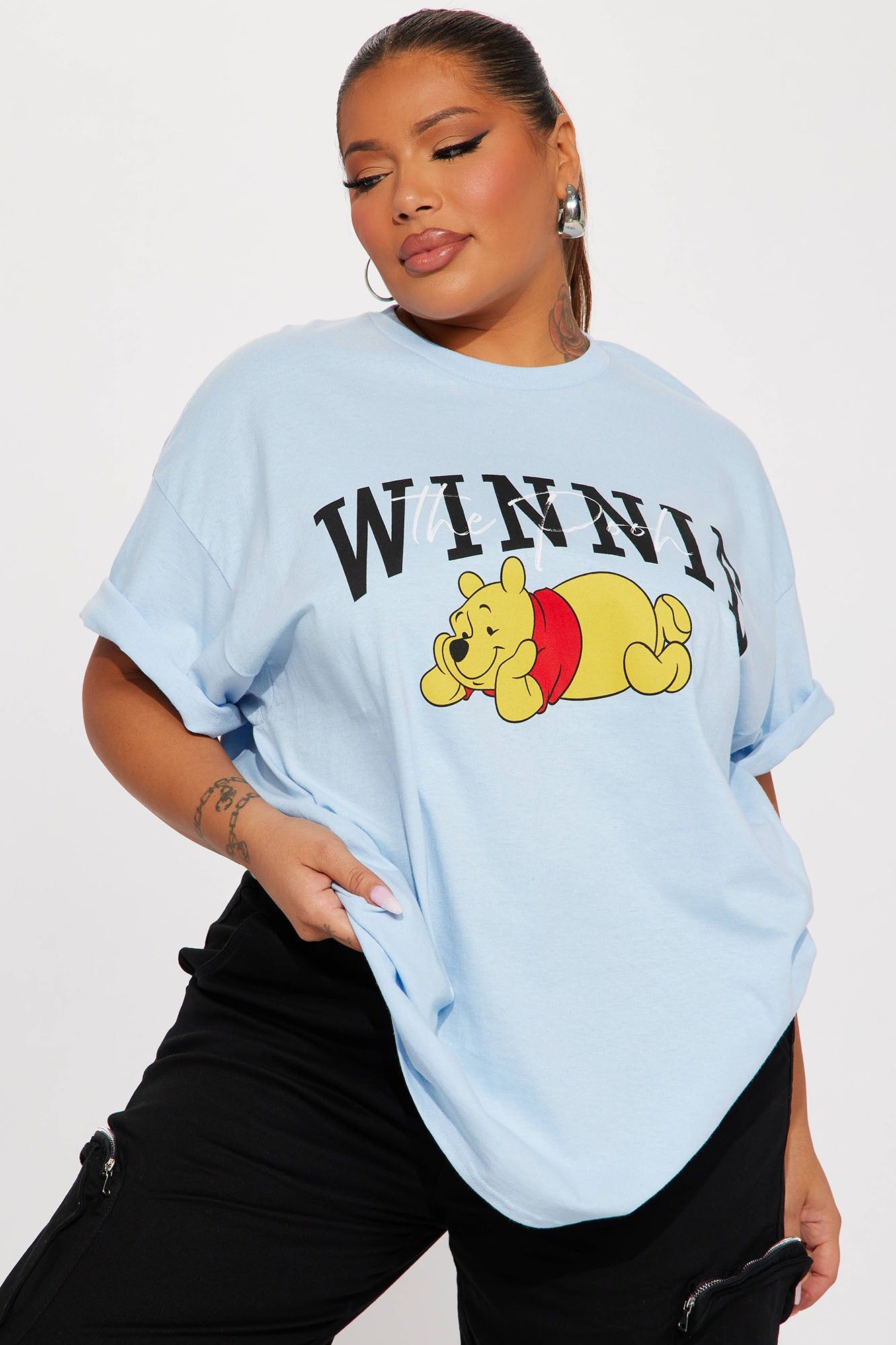Winnie The Pooh Graphic Tee - Blue sold by Fashion Nova product image thumbnail 4