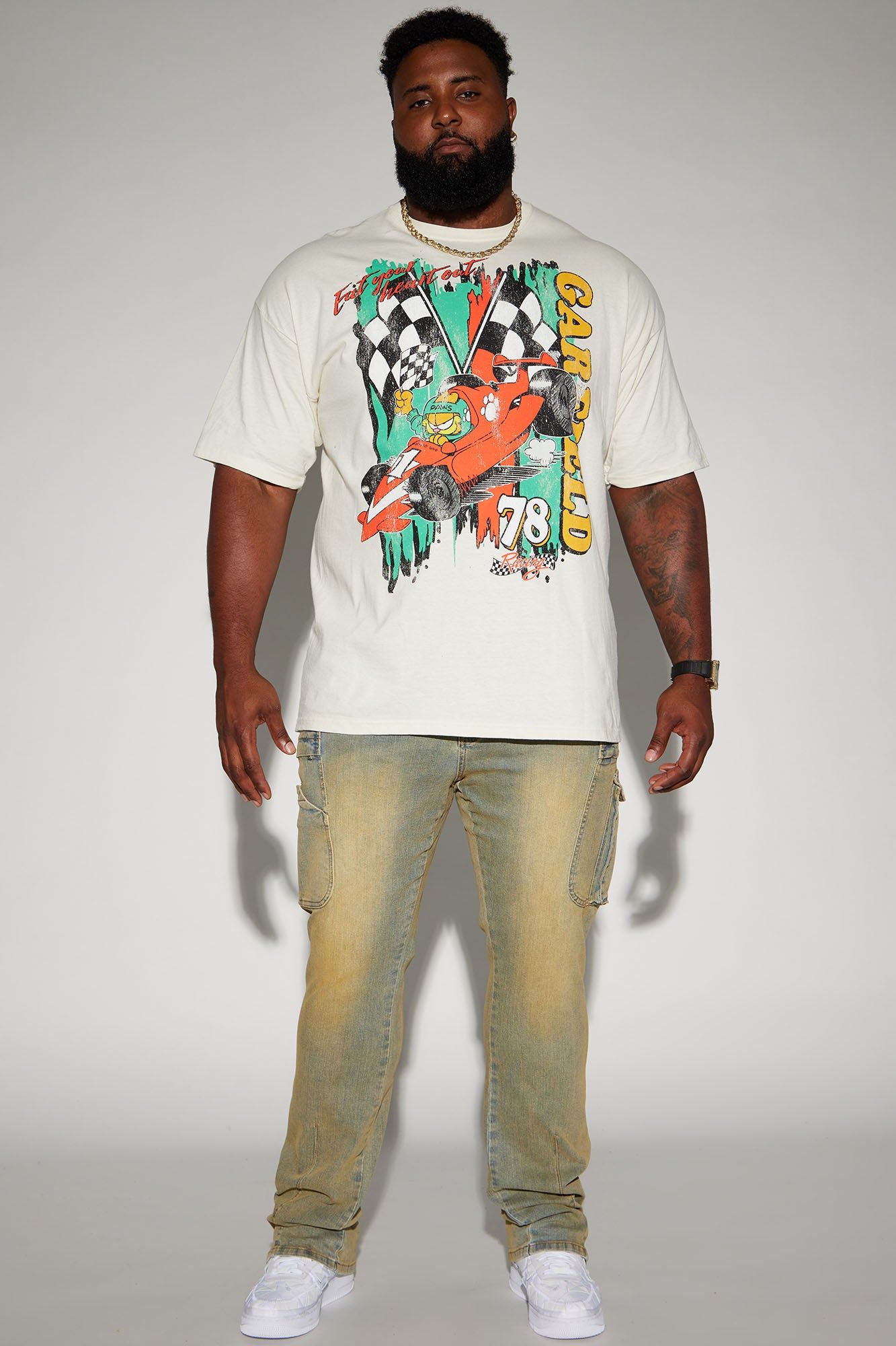 On A Good One Stacked Skinny Flare Jeans - Vintage Blue Wash sold by Fashion Nova product image thumbnail 7