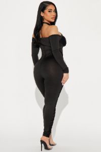 Sweetest Crush Jumpsuit - Black sold by Fashion Nova