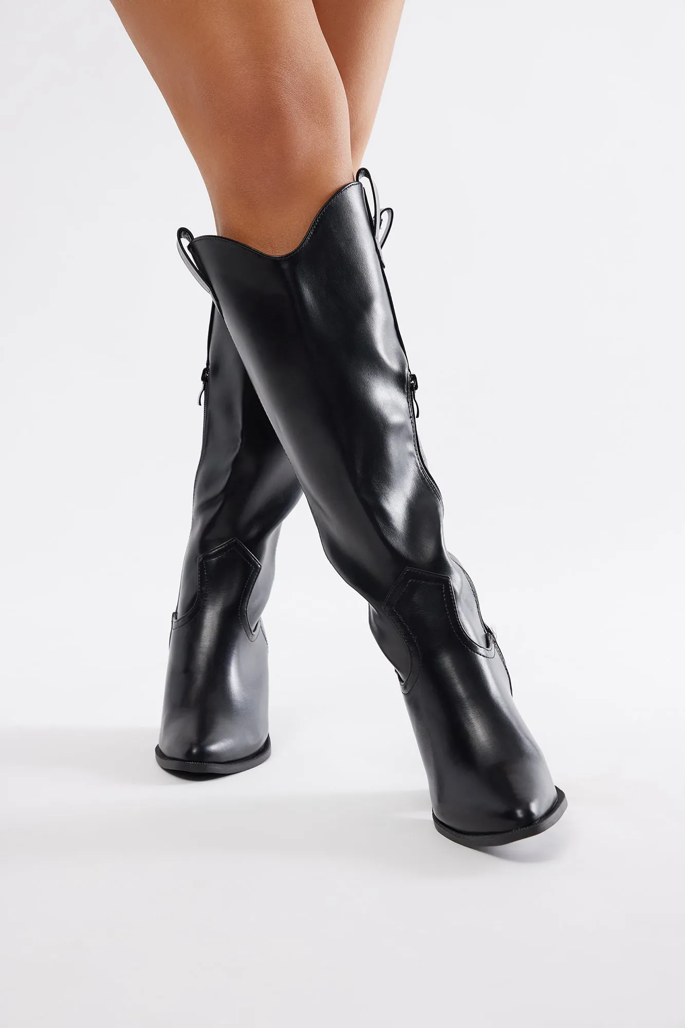 Dallas Darling Cowboy Boots - Black sold by Fashion Nova product image thumbnail 4