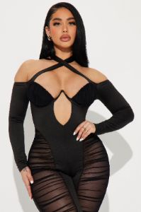 Sweetest Crush Jumpsuit - Black sold by Fashion Nova