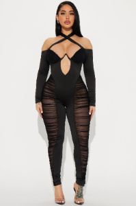 Sweetest Crush Jumpsuit - Black sold by Fashion Nova