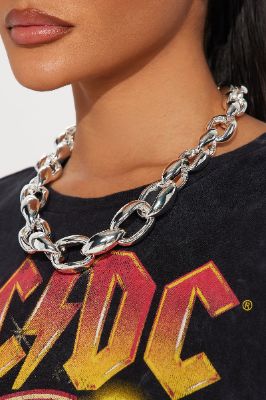 Can't Buy Class Necklace - Silver sold by Fashion Nova