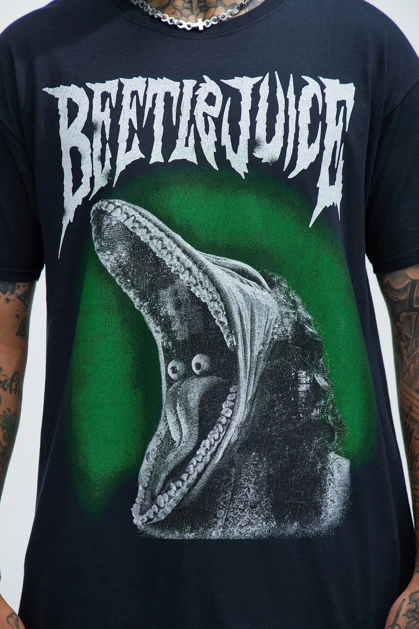 Beetle Juice Barbara Short Sleeve Tee - Black sold by Fashion Nova product image thumbnail 3