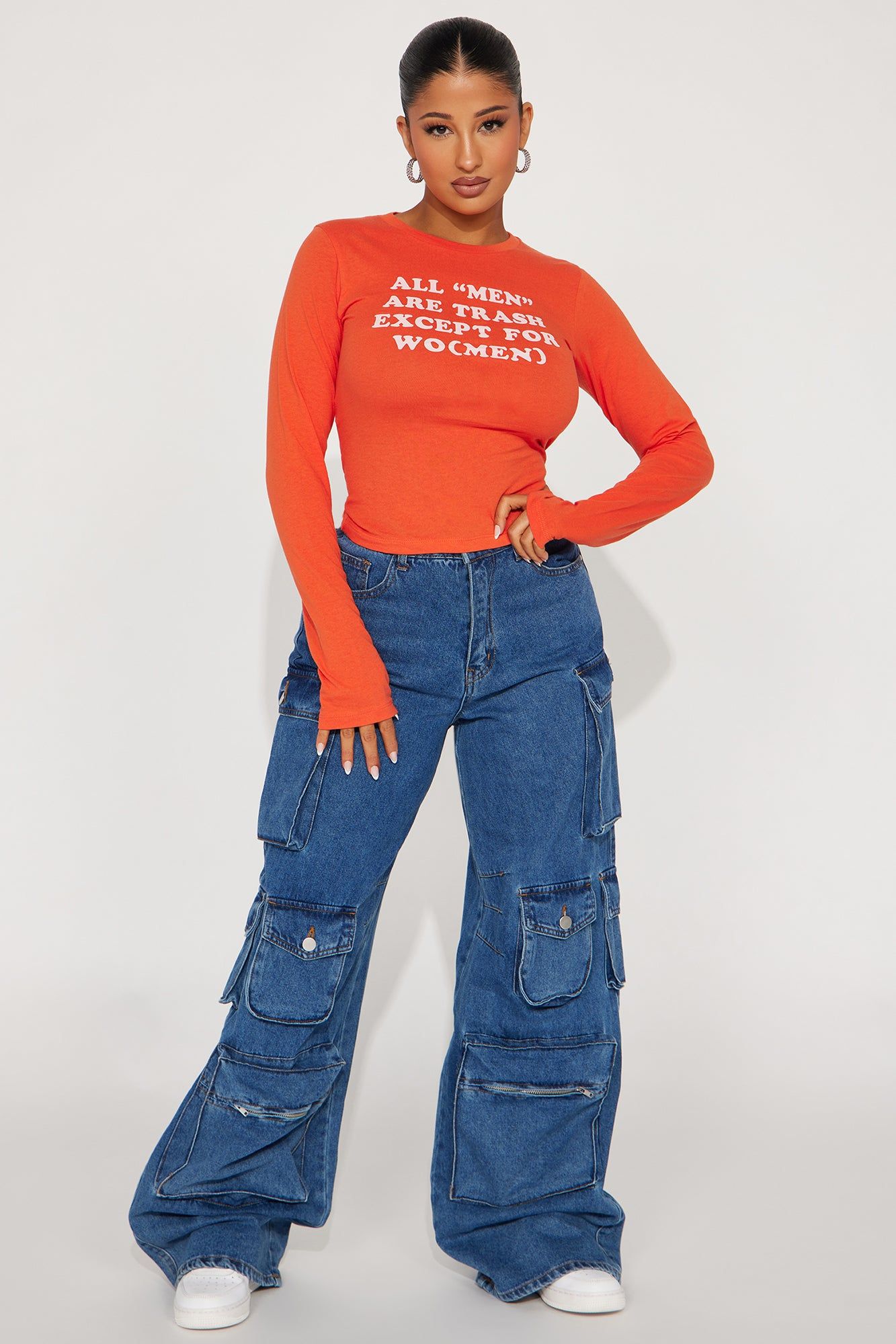 All Men Are Trash Tee - Red sold by Fashion Nova product image thumbnail 2