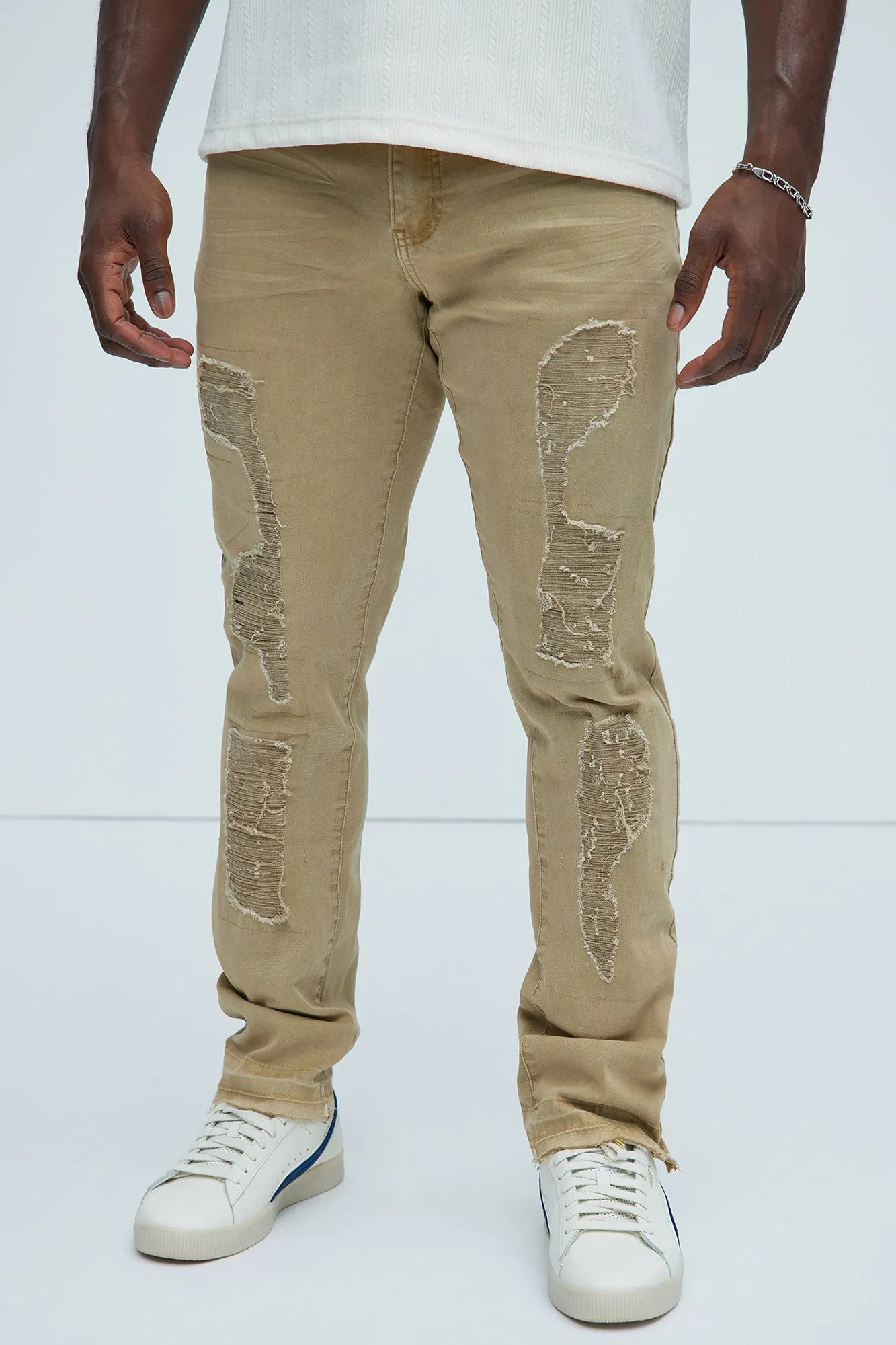 Colter Slim Pants - Tan sold by Fashion Nova