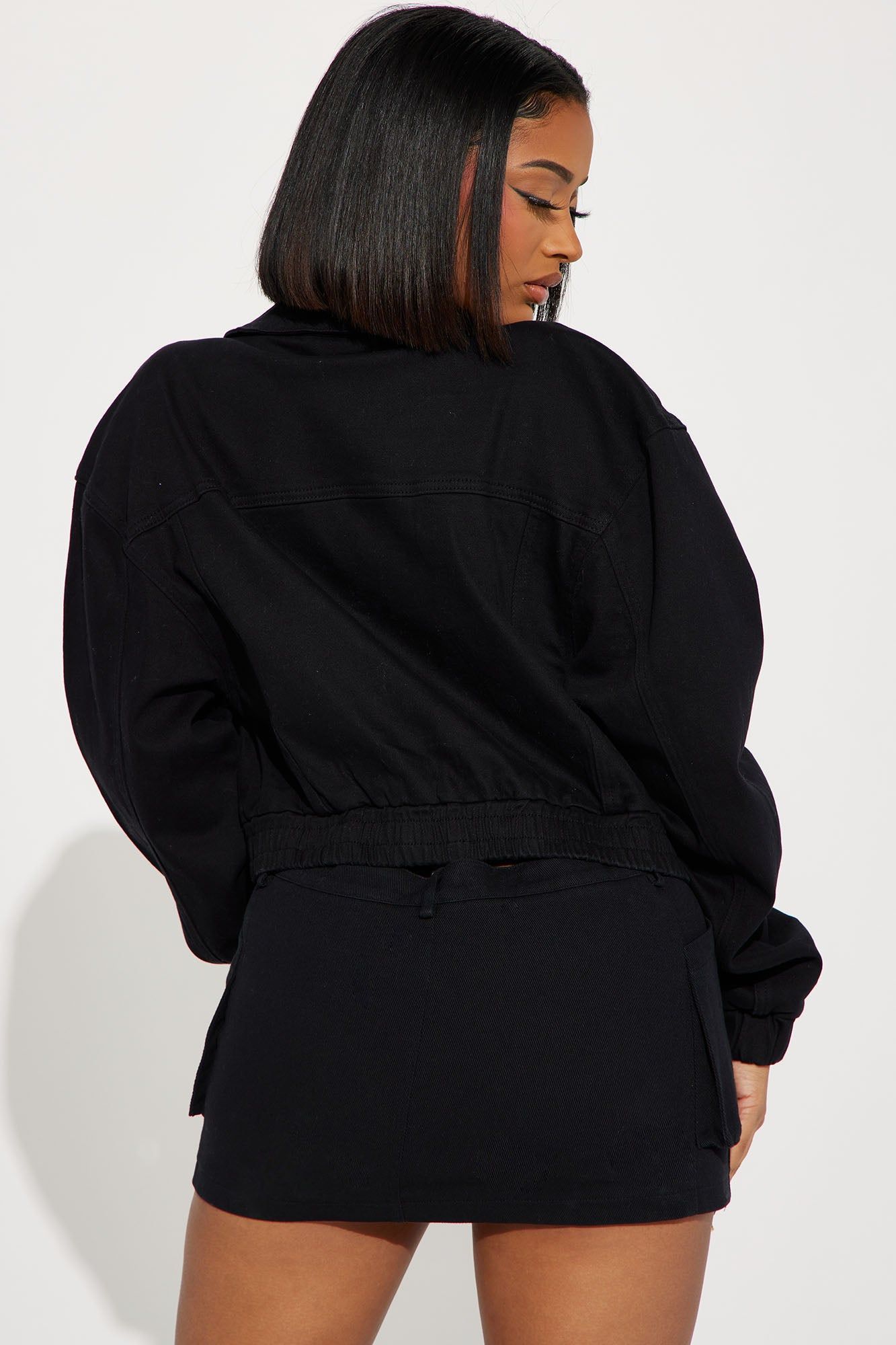 Playoffs Cargo Jacket - Black sold by Fashion Nova product image thumbnail 3