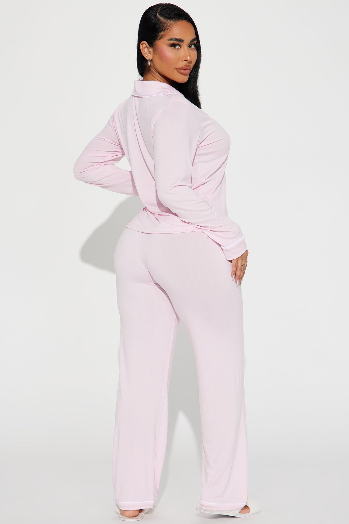 In The Morning PJ Pant Set - Pink sold by Fashion Nova product image thumbnail 3