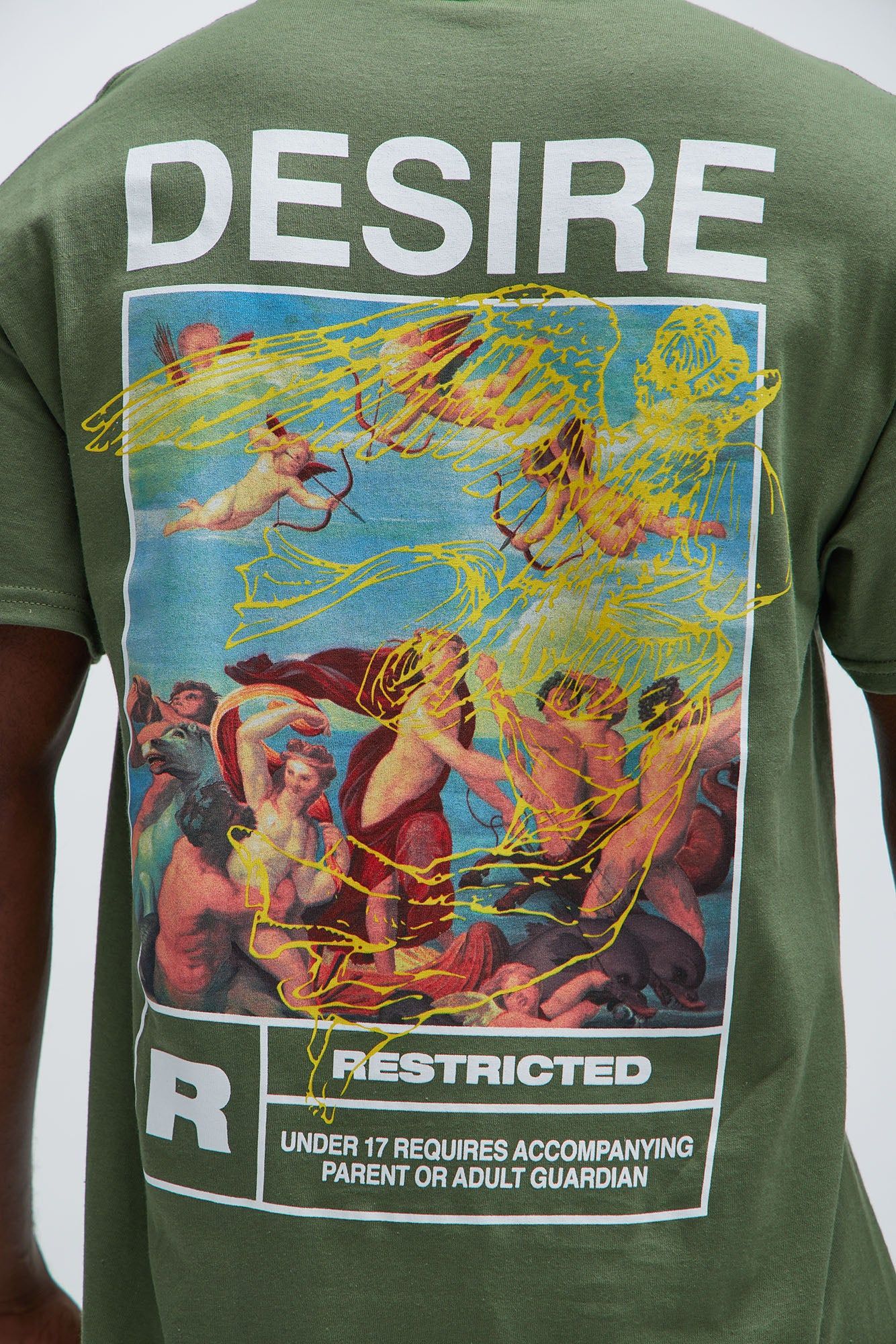 Restricted Desire Short Sleeve Tee - Olive sold by Fashion Nova product image thumbnail 4