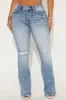 No Comparison Stretch Bootcut Jeans - Medium Wash sold by Fashion Nova