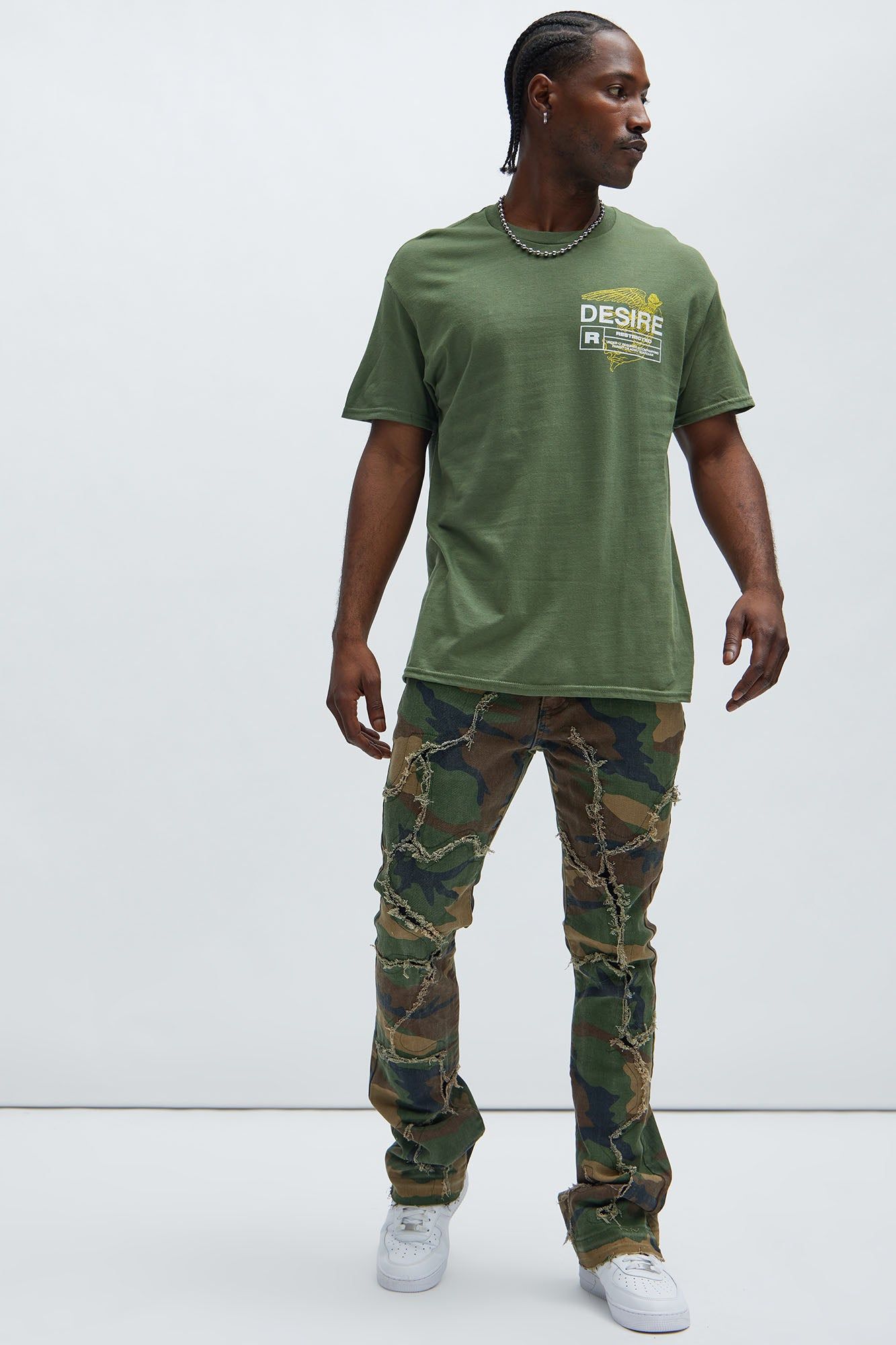 Restricted Desire Short Sleeve Tee - Olive sold by Fashion Nova product image thumbnail 2