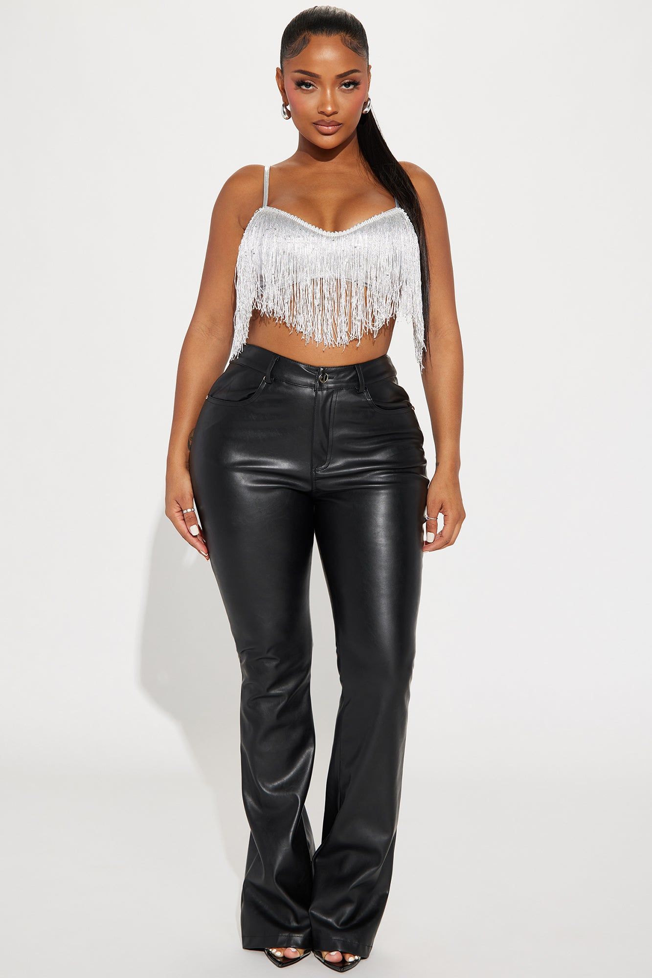 Carnival Queen Top - Silver sold by Fashion Nova