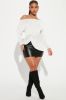 Simply Perfect Long Sleeve Off Shoulder Top - Ivory sold by Fashion Nova