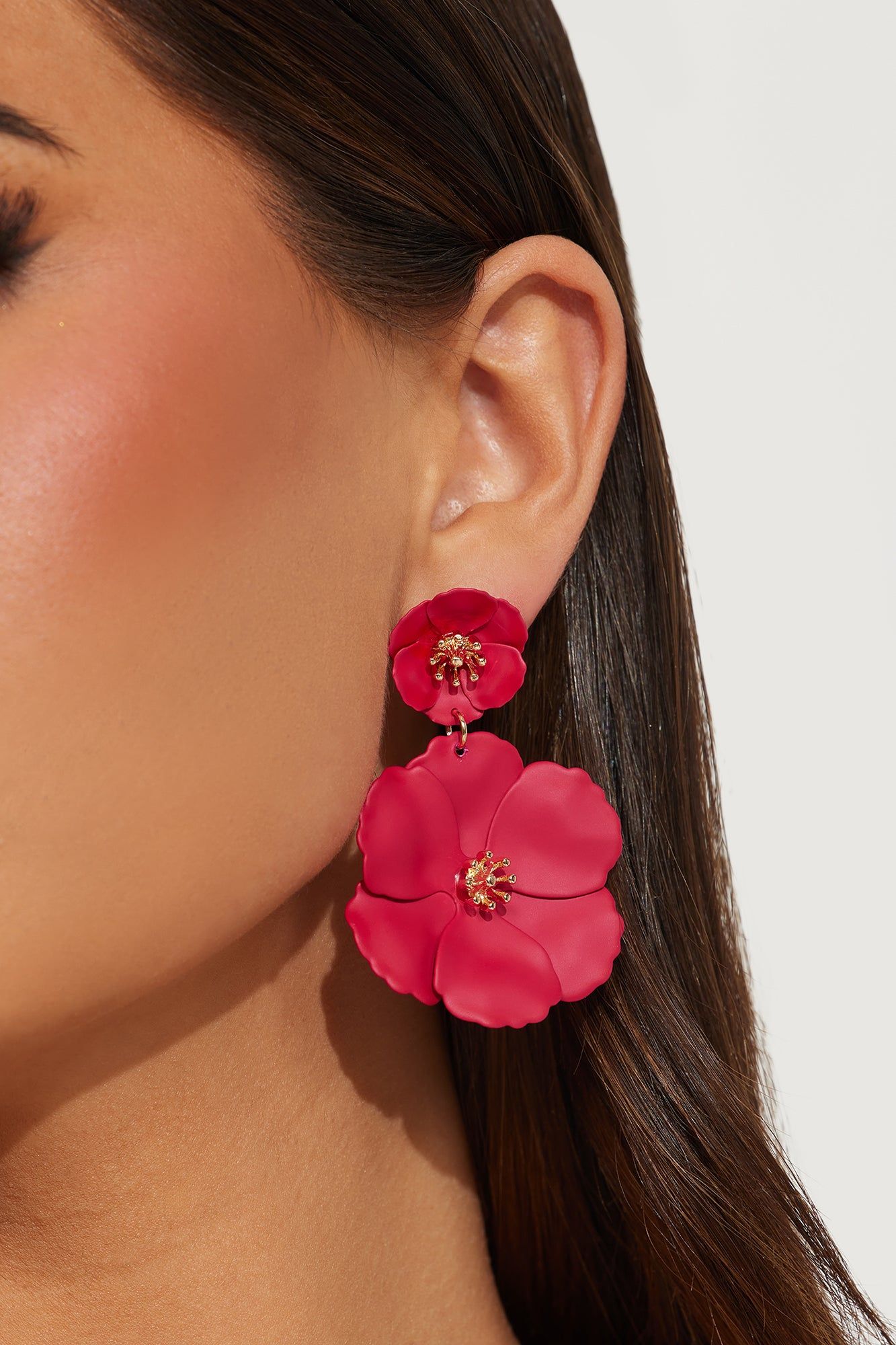 You're Blooming Earrings - Pink sold by Fashion Nova