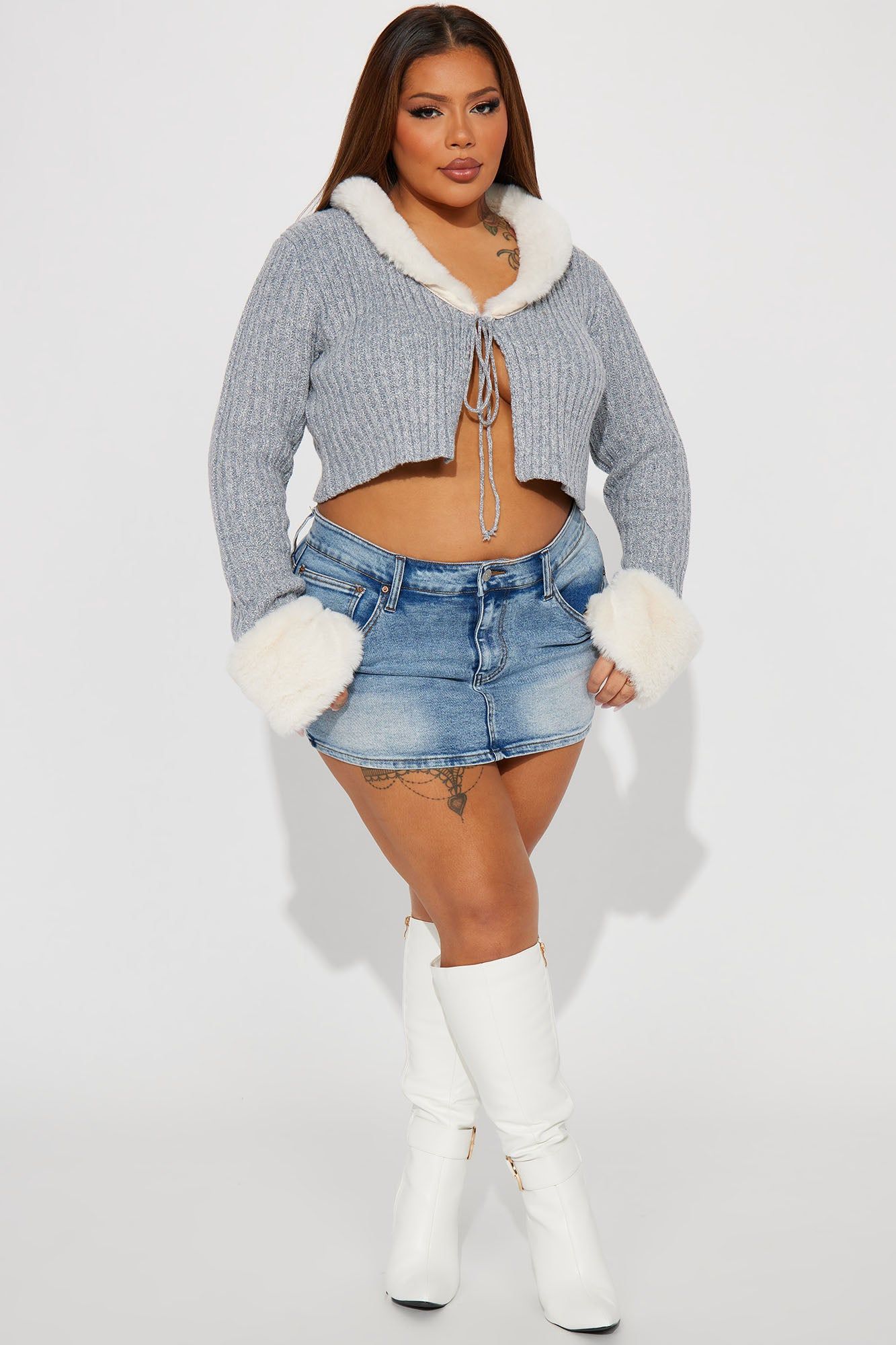 Cabin Vibes Cardigan - Grey sold by Fashion Nova product image thumbnail 5