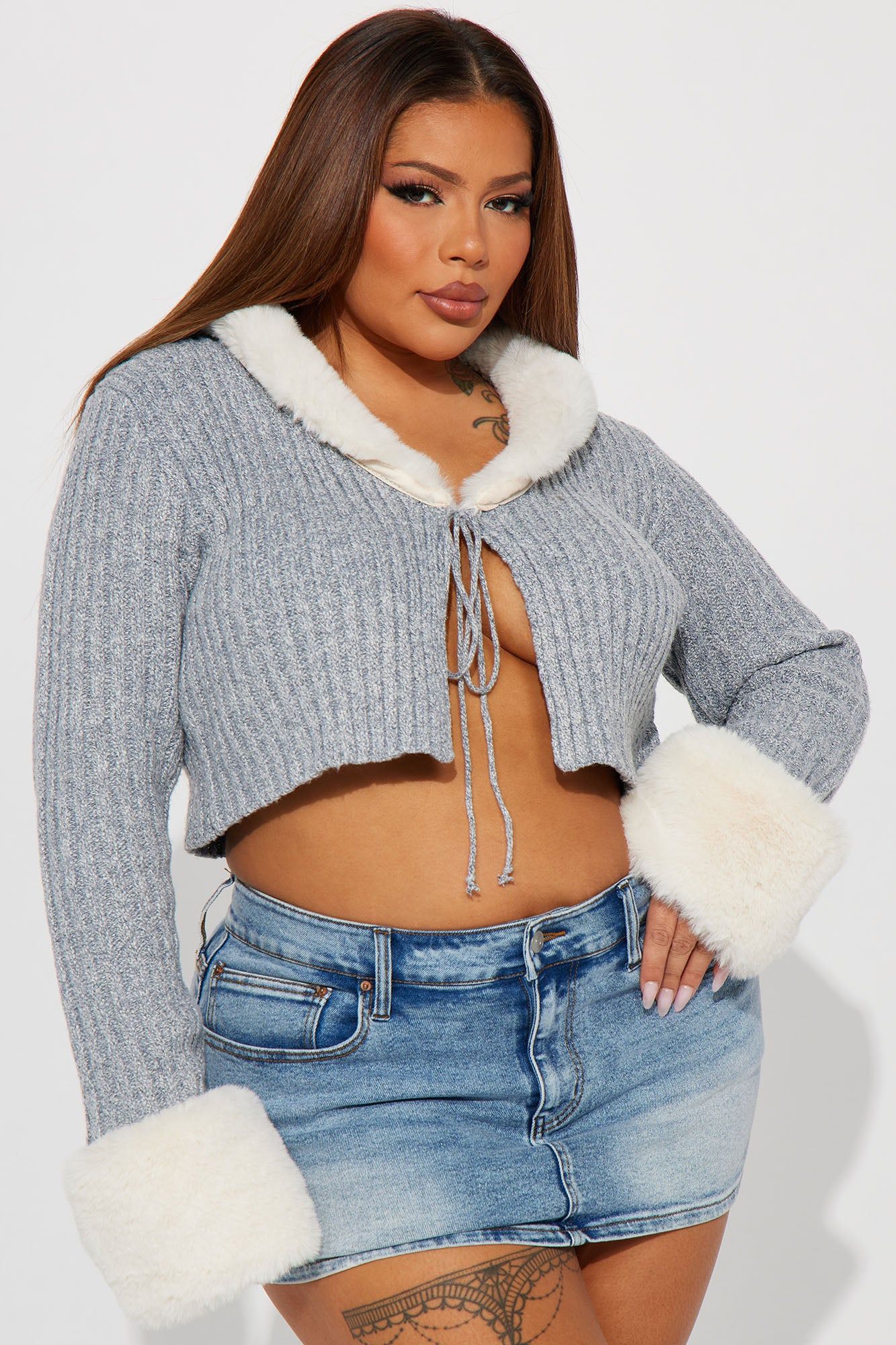 Cabin Vibes Cardigan - Grey sold by Fashion Nova product image thumbnail 4