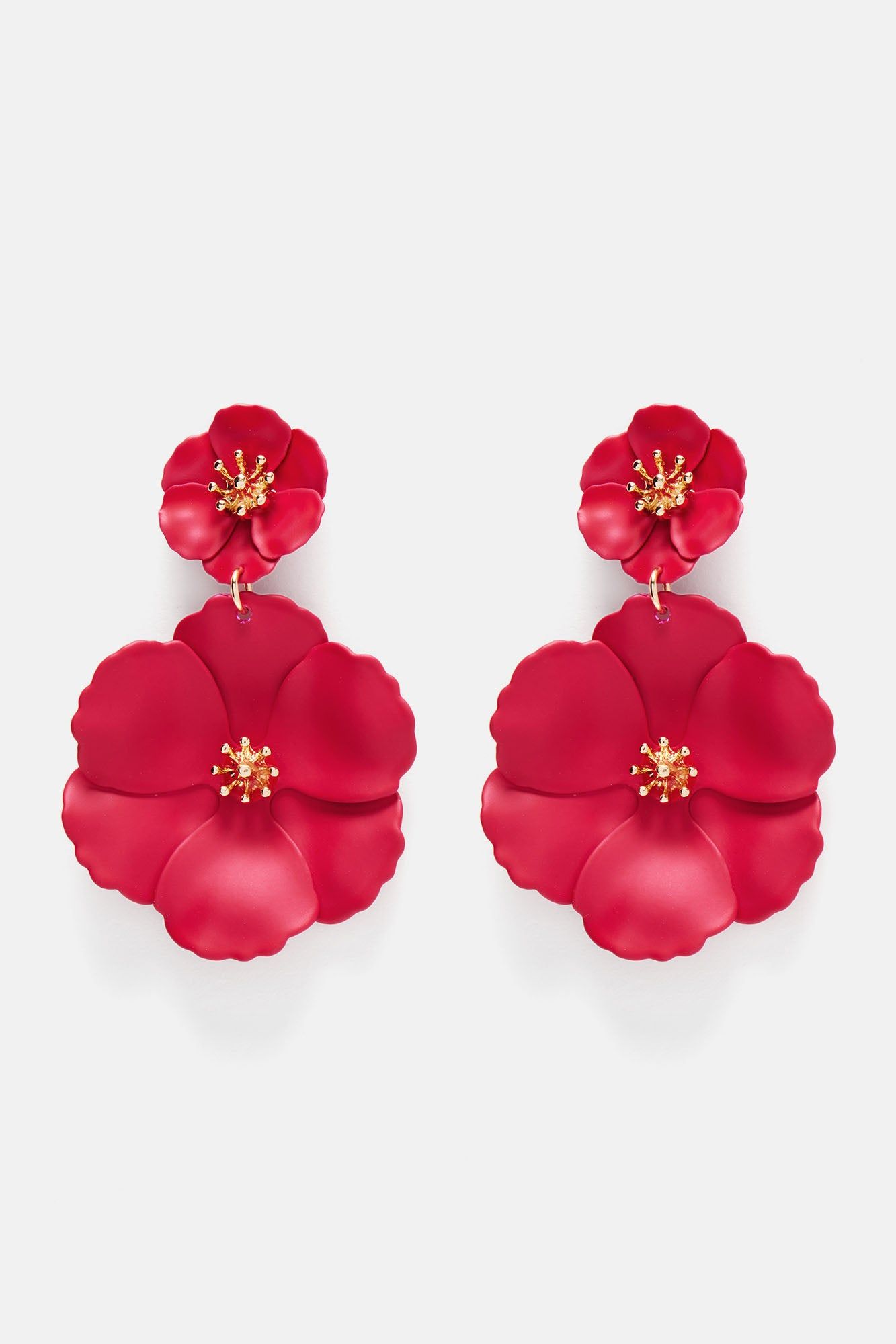 You're Blooming Earrings - Pink sold by Fashion Nova product image thumbnail 3
