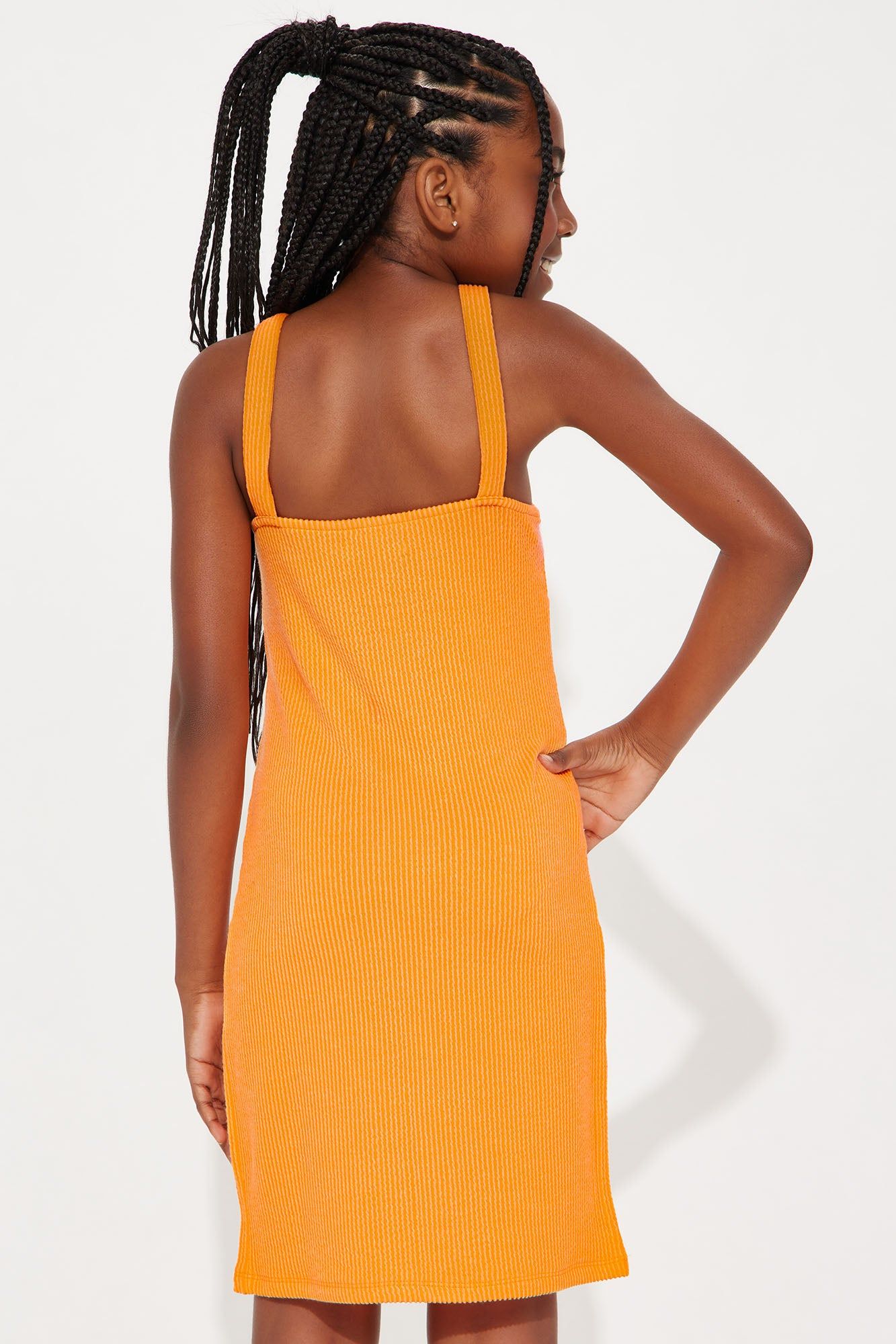 Mini So Perfect Tie Front Dress - Orange sold by Fashion Nova product image thumbnail 3