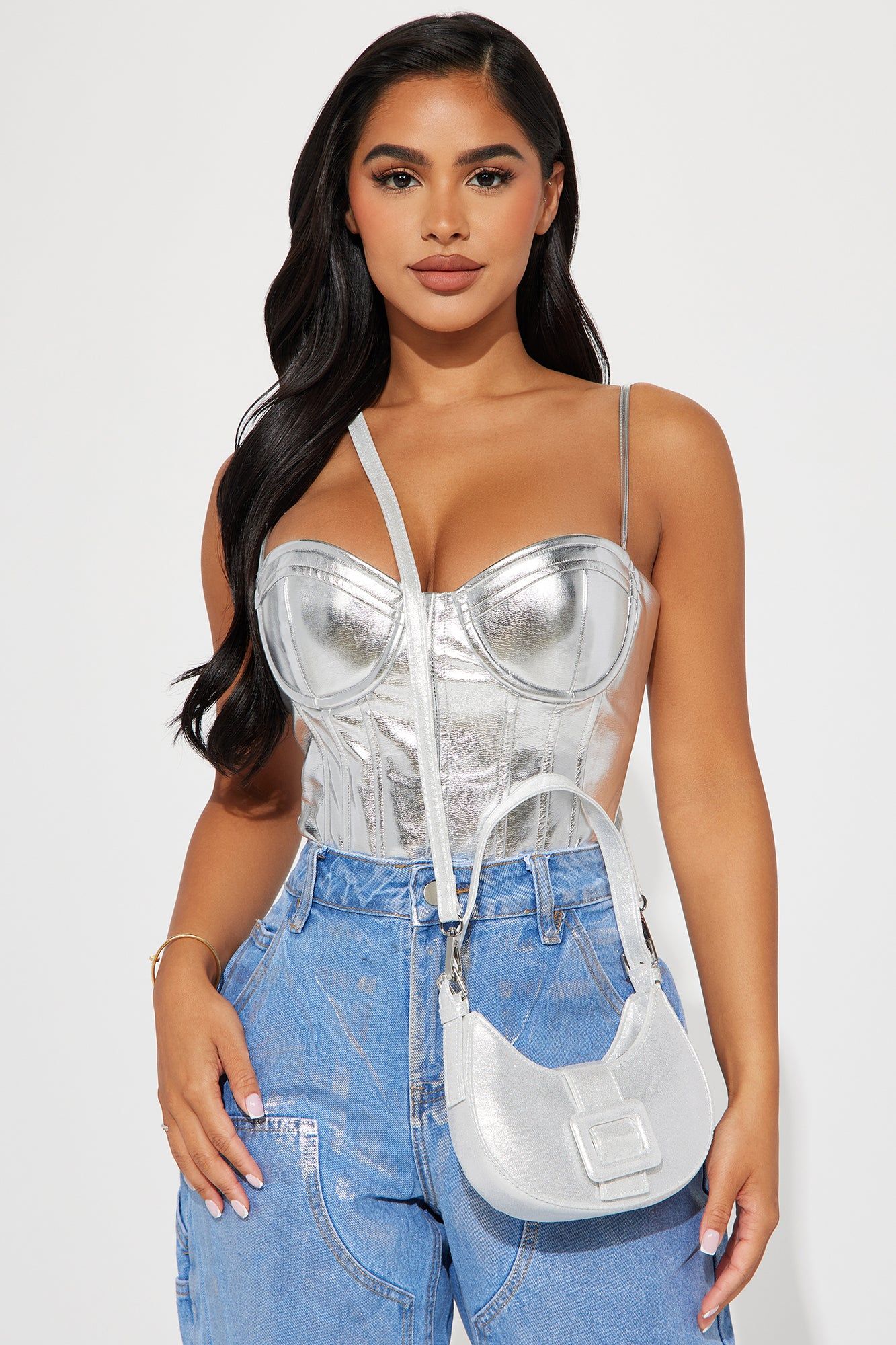 The Addison Handbag - Silver sold by Fashion Nova product image thumbnail 2