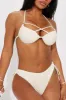 Leena Underwire 2 Piece Bikini - Cream sold by Fashion Nova
