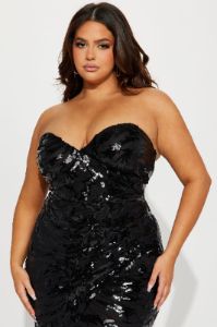 Luxury Sequin Maxi Dress - Black sold by Fashion Nova