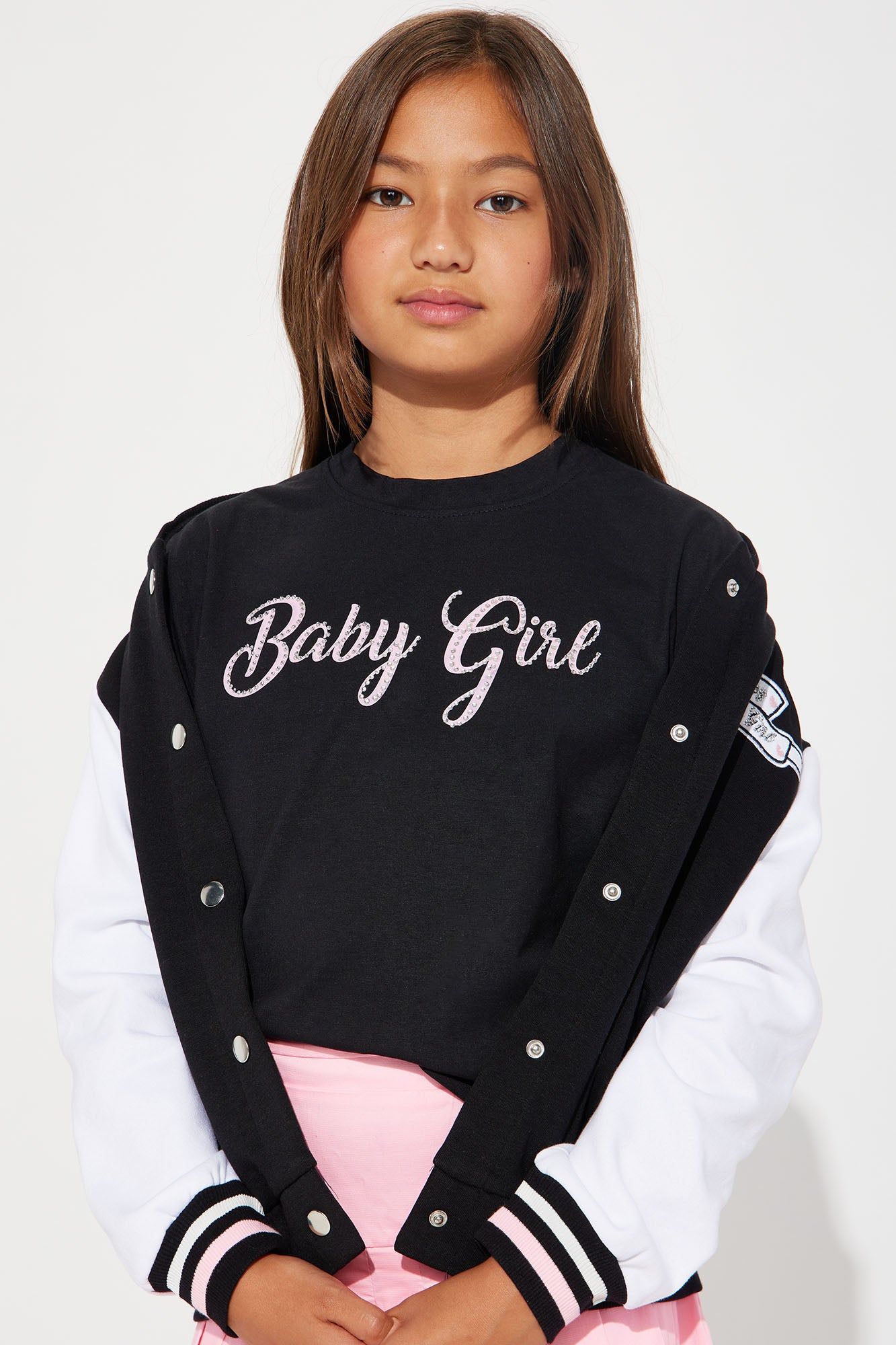 Mini 3 Piece Baby Girl Skirt Set - Black sold by Fashion Nova product image thumbnail 2