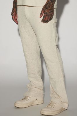 Jordan Textured Carpenter Pants - Off White sold by Fashion Nova