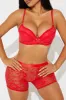 Biggest Flirt Lace Boxer Short Panty - Red sold by Fashion Nova