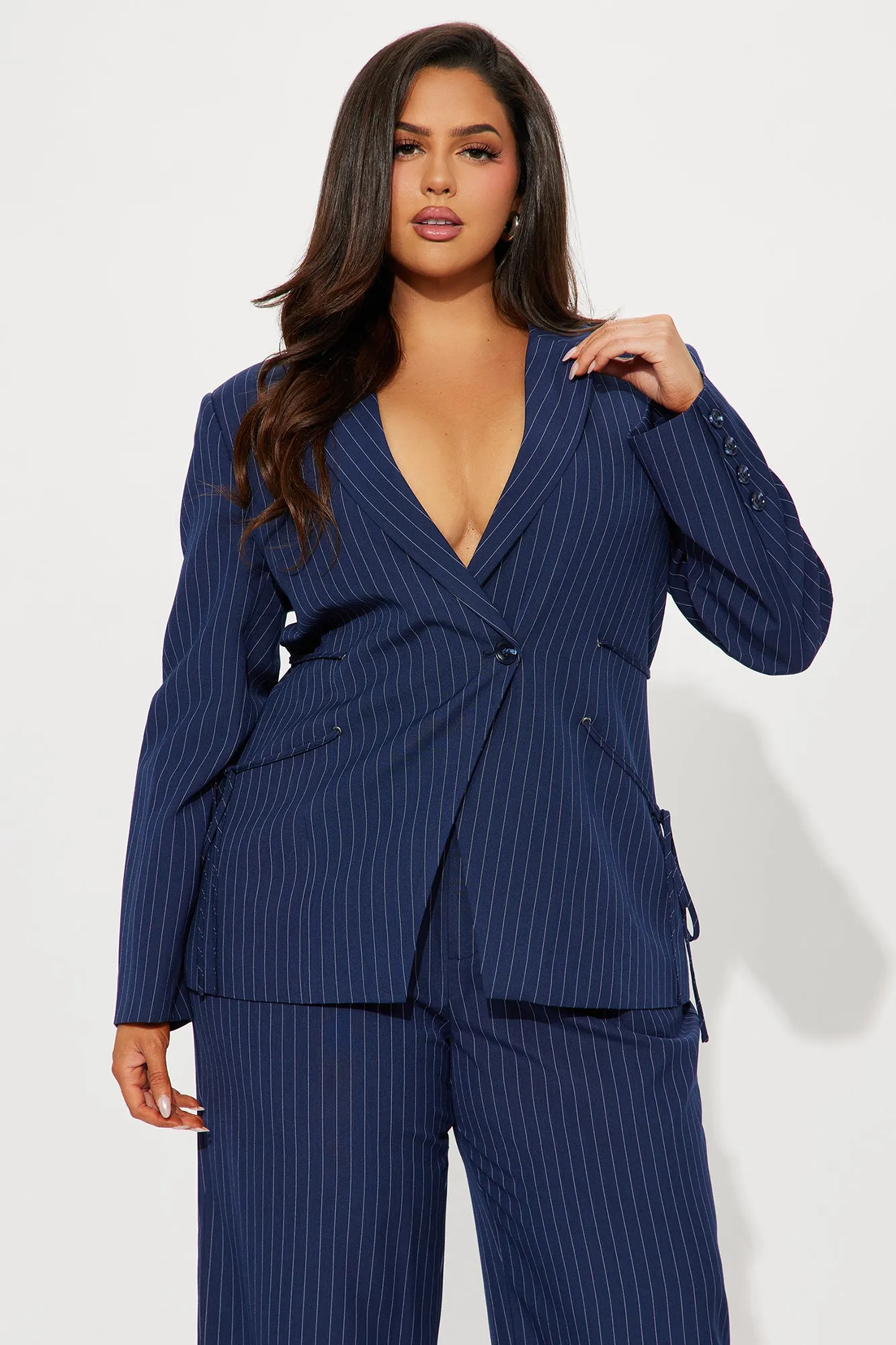 Corporate Baddie Pant Set - Navy sold by Fashion Nova product image thumbnail 5