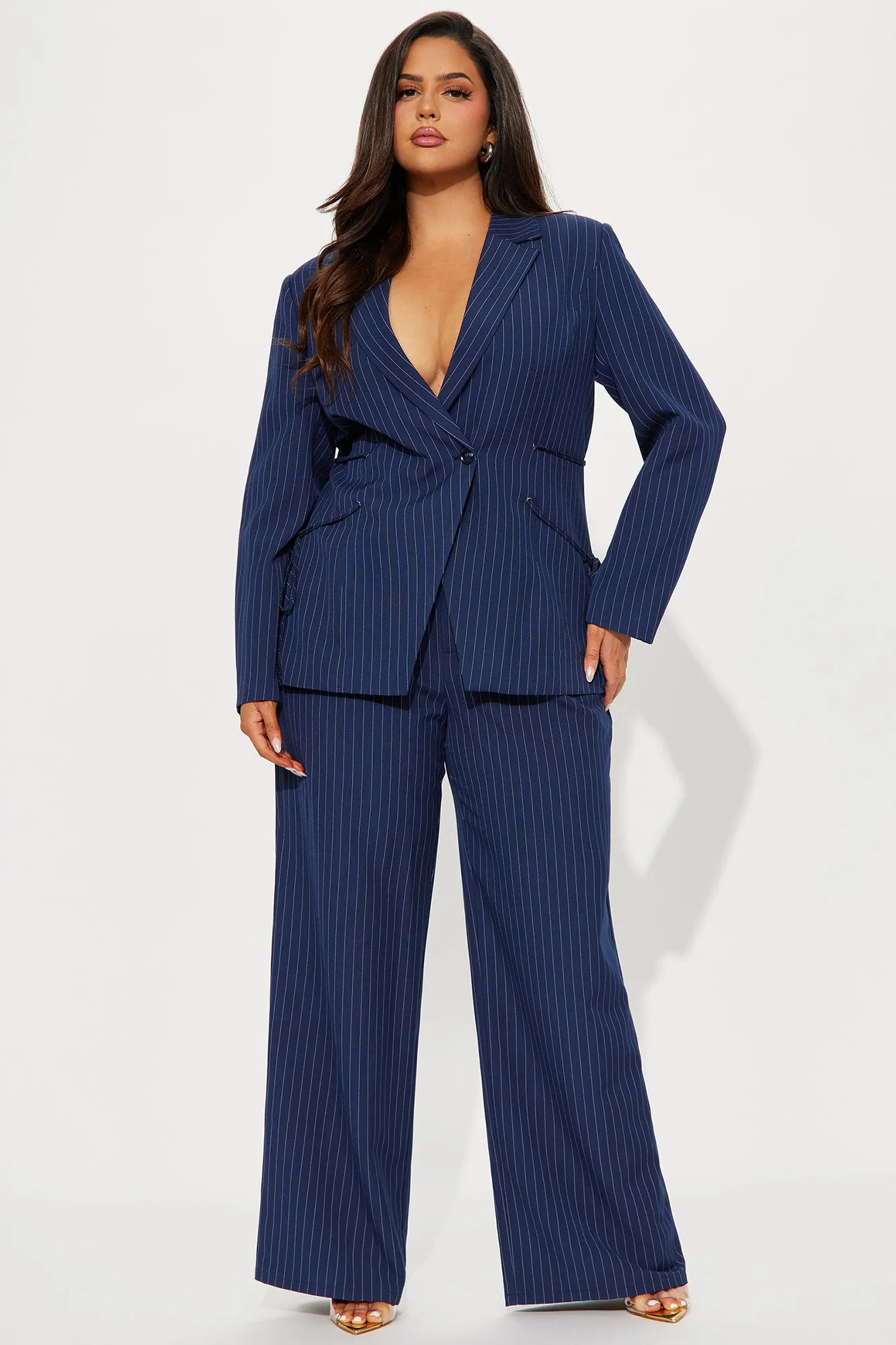 Corporate Baddie Pant Set - Navy sold by Fashion Nova product image thumbnail 4