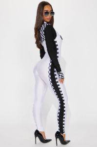 Wanna Race? Racer 3 Piece Costume Set - White sold by Fashion Nova