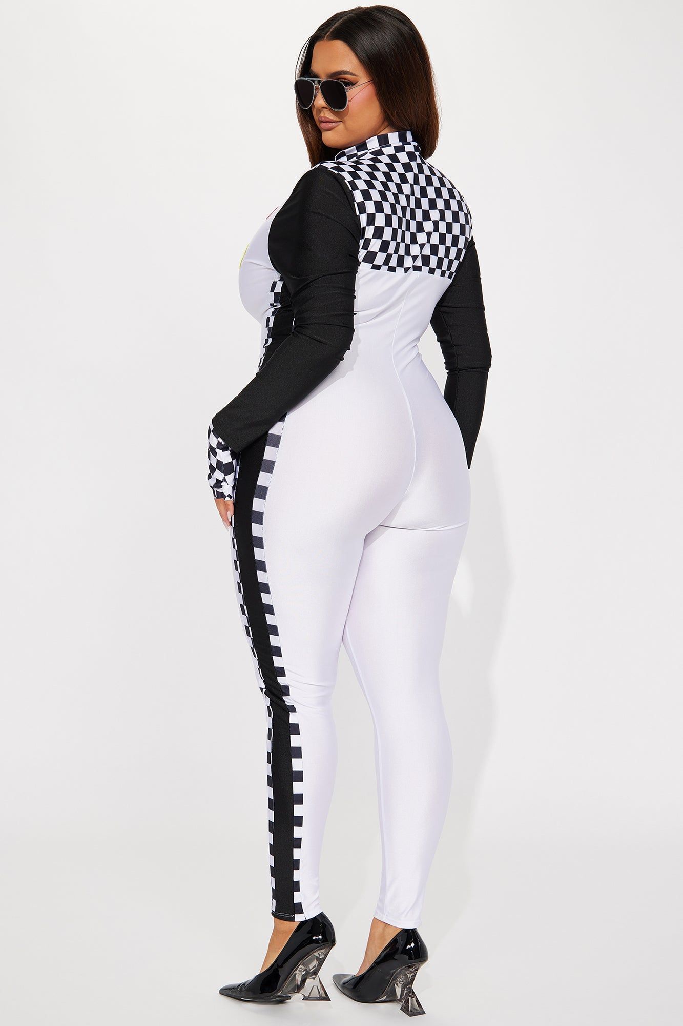 Wanna Race? Racer 3 Piece Costume Set - White sold by Fashion Nova product image thumbnail 8