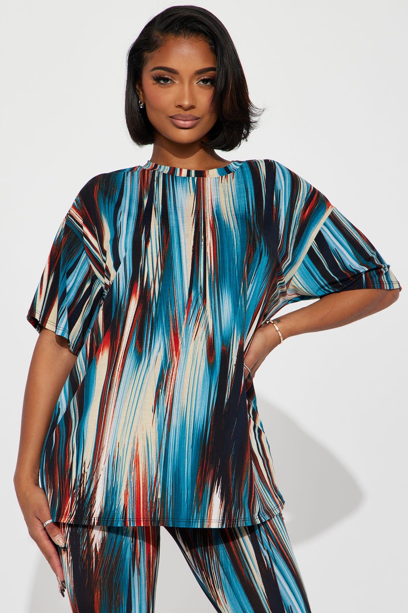 Fine Art Pant Set - Blue/combo sold by Fashion Nova product image thumbnail 2