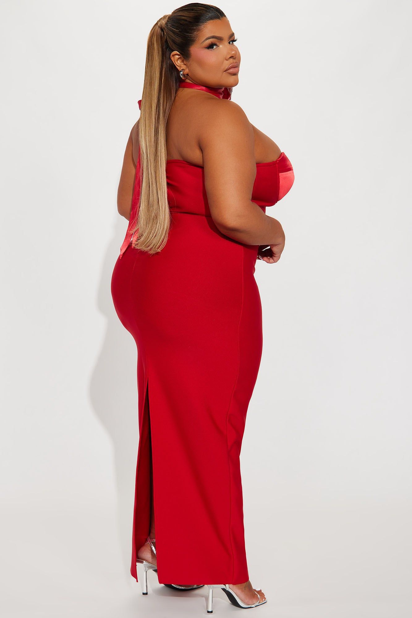 Divine Bandage Maxi Dress - Red sold by Fashion Nova product image thumbnail 7