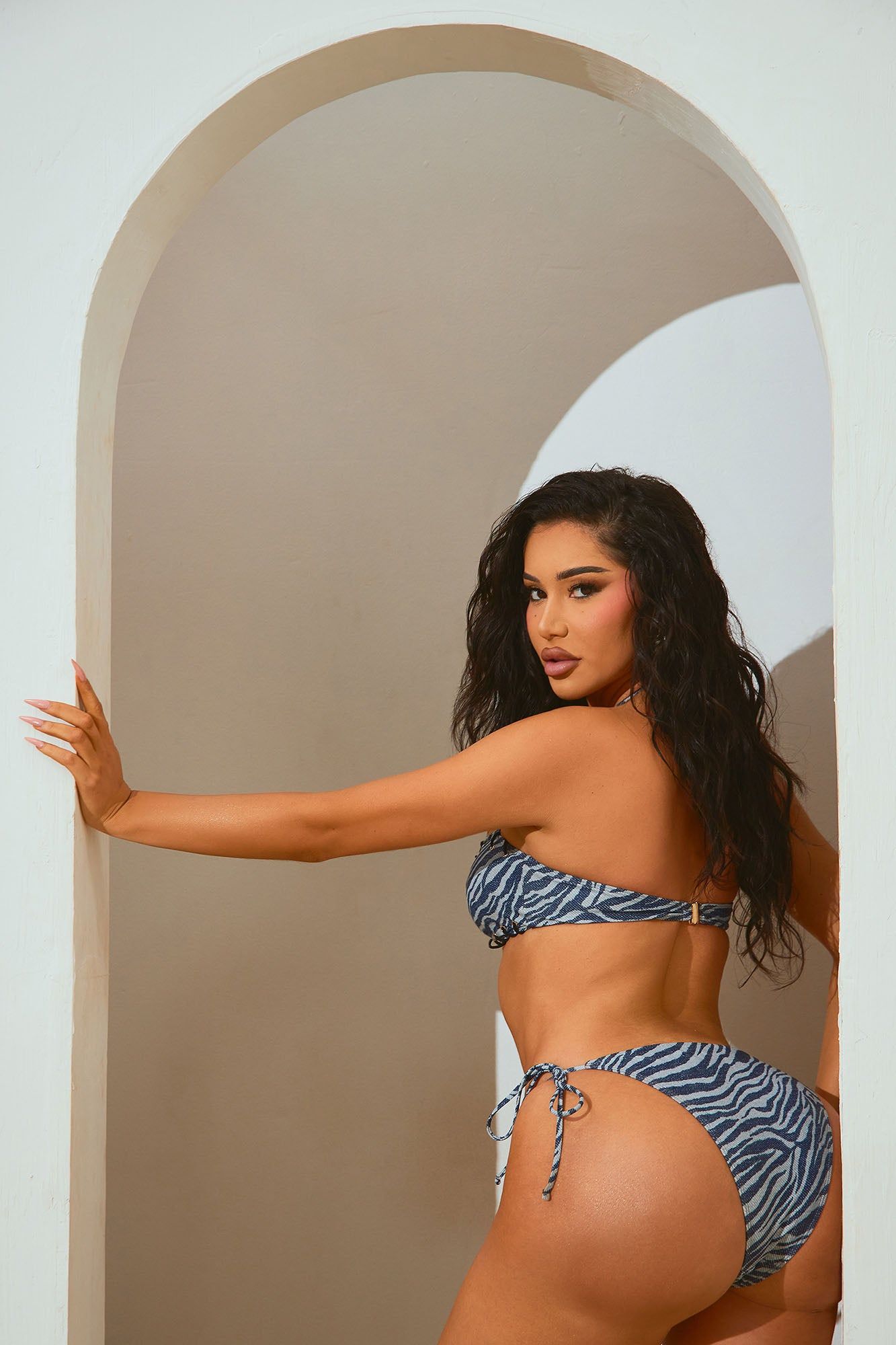 Jungle Babe 2 Piece Bikini - Denim sold by Fashion Nova product image thumbnail 4