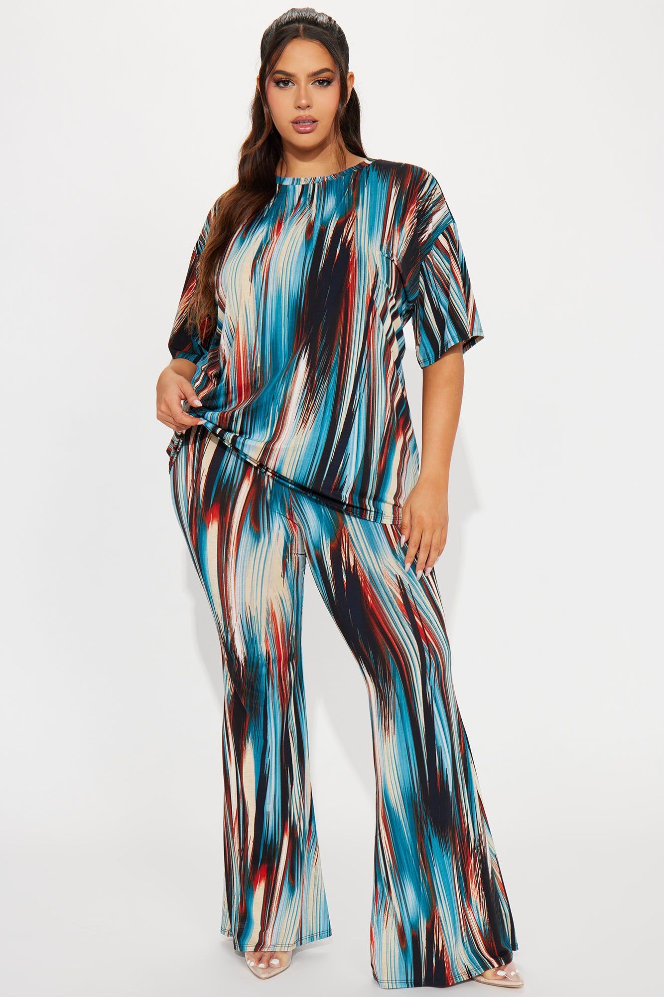 Fine Art Pant Set - Blue/combo sold by Fashion Nova product image thumbnail 4