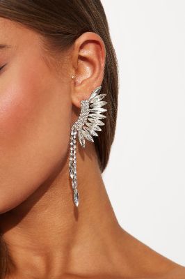 You Needed Me Earrings - Silver sold by Fashion Nova