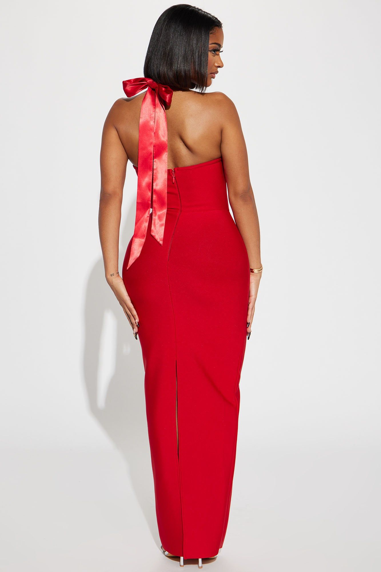 Divine Bandage Maxi Dress - Red sold by Fashion Nova product image thumbnail 4