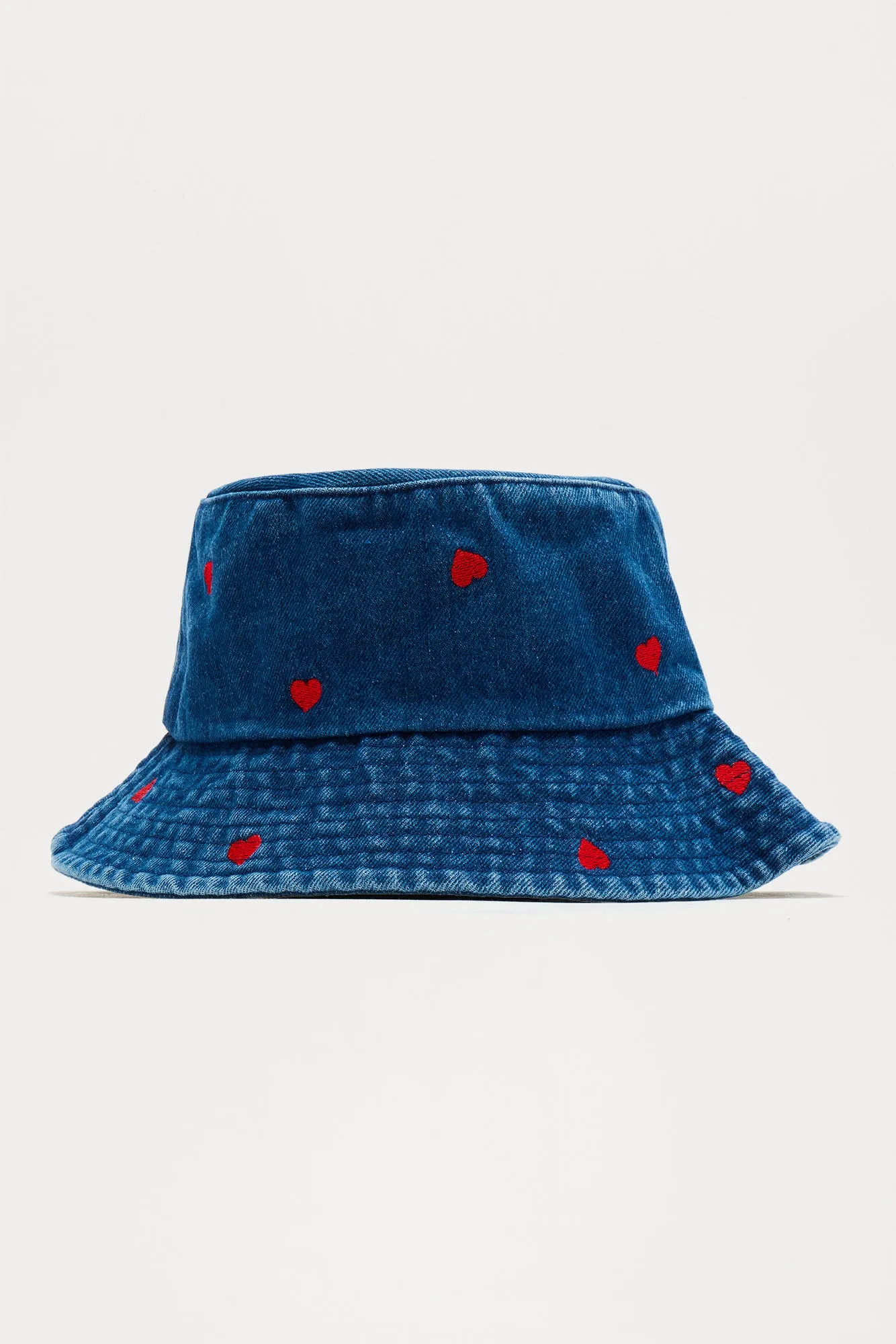 Got Me Seeing Hearts Bucket Hat - Light Wash sold by Fashion Nova product image thumbnail 2