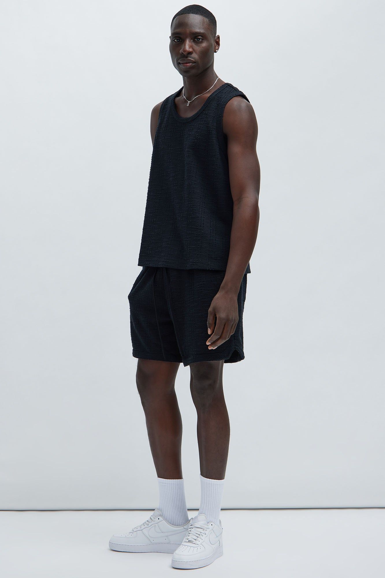 Jordan Textured Volley Shorts - Black sold by Fashion Nova product image thumbnail 2