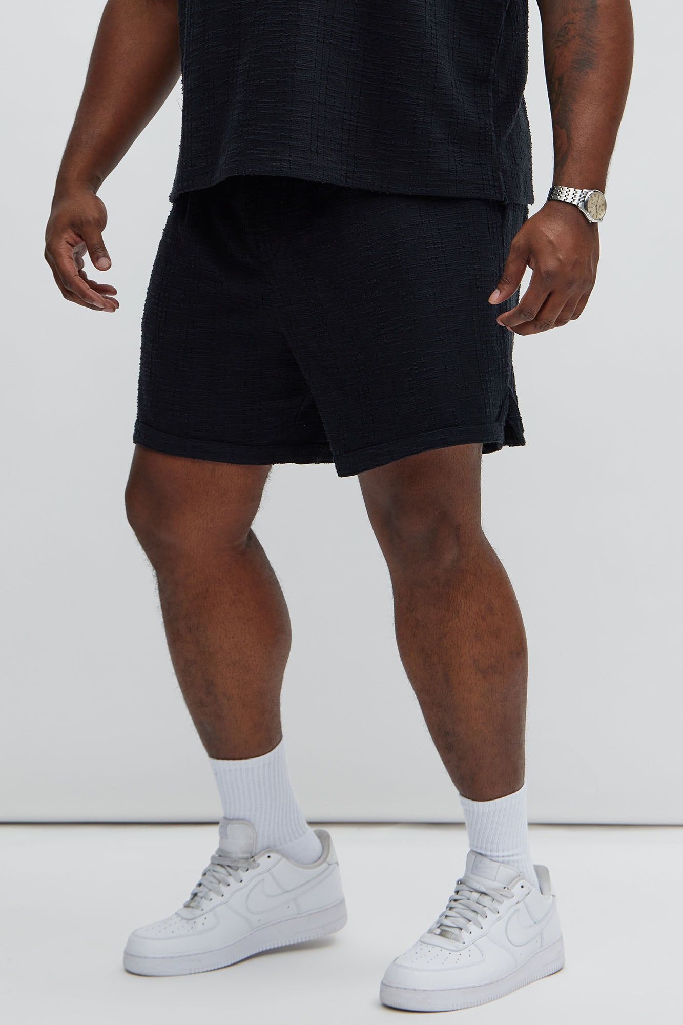 Jordan Textured Volley Shorts - Black sold by Fashion Nova product image thumbnail 5