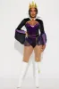 Evil Apple Queen 4 Piece Costume Set - Black/Purple sold by Fashion Nova